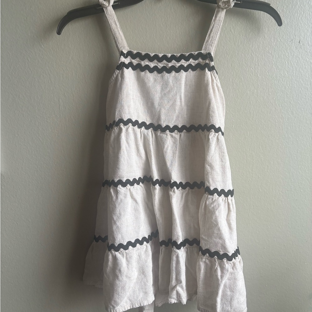 Primark White and Black Kids Casual Dress
